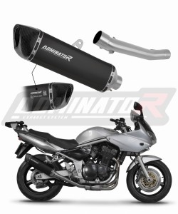 Suzuki GSF BANDIT 1200 2001 - 2005 EU Approuvé Pot d'échappement Silencieux HP6 NOIR