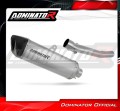 échappement silencieux DOMINATOR homologué titane HP6 compatible avec la moto Suzuki GSF BANDIT 600 2000  2004 2