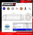 wydech tłumik DOMINATOR S6 CZARNY pasujący do motocykla Suzuki GSF BANDIT 600 2000 - 2004 4