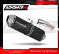échappement silencieux DOMINATOR OVR noir compatible avec la moto Suzuki SV 650 N 1999  2002 3