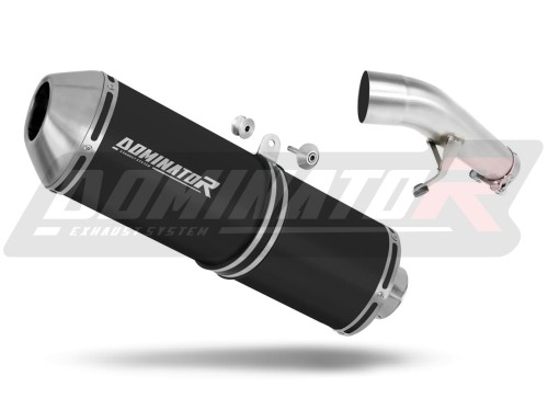échappement silencieux DOMINATOR OVR noir compatible avec la moto Suzuki GSXF 650 2007  2016