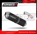 échappement silencieux DOMINATOR OVR noir compatible avec la moto Suzuki GSXF 650 2007  2016 2
