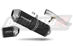 Suzuki GSF 650 BANDIT N / S 2005 - 2006 EU Approuvé Pot d'échappement Silencieux OVR NOIR