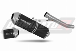 Suzuki GSXF 600 1998 - 2006 EU Approuvé Pot d'échappement Silencieux OVR NOIR