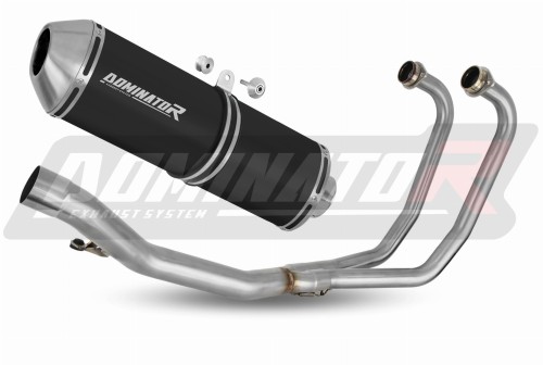 Suzuki GS 500F 2004 - 2014 EXHAUST Collector Manifold Full System Muffler Auspuff Sportauspuff Silencer Echappement Silencieux Scarico Scarichi Escape Wydech Tłumik OVR BL Dominator Exhaust System x