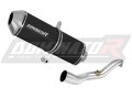 wydech tłumik DOMINATOR OVR CZARNY pasujący do motocykla Suzuki BURGMAN 400 2007 - 2016