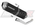 échappement silencieux DOMINATOR OVR noir compatible avec la moto Suzuki BURGMAN 400 2003  2006