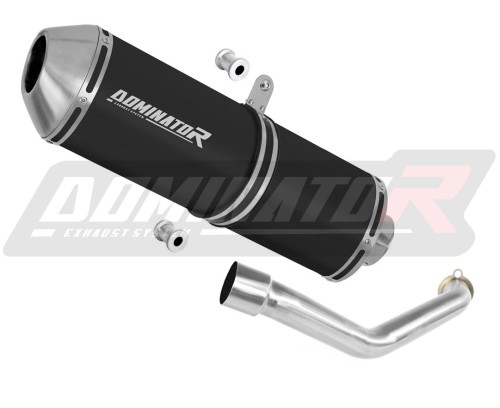 échappement silencieux DOMINATOR OVR noir compatible avec la moto Suzuki BURGMAN 400 2003  2006