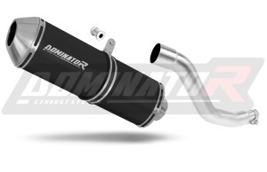 Suzuki DR 125 Pot d'échappement Silencieux OVR NOIR + dB killer