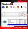 exhaust muffler DOMINATOR OVR BLACK fits to Kawasaki Z1000 2003  2006 2
