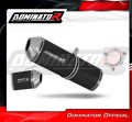 exhaust muffler DOMINATOR homologated road legal OVR BLACK fits to Kawasaki ZX6R 1998  2002 2
