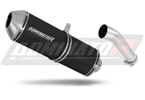 échappement silencieux DOMINATOR OVR noir compatible avec la moto Kawasaki ER 5 500 1996  2006