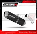 échappement silencieux DOMINATOR OVR noir compatible avec la moto Kawasaki ER 5 500 1996  2006 2