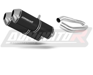 Honda VTR 1000F Firestorm 2002 - 2006 Pot d'échappement Silencieux OVR NOIR + dB killer