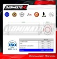 wydech tłumik DOMINATOR OVR CZARNY pasujący do motocykla Honda CBF 1000 2006 - 2009 2
