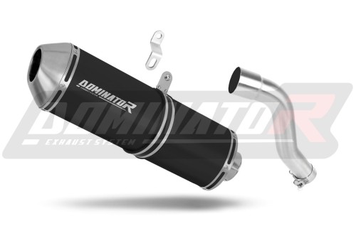 échappement silencieux DOMINATOR OVR noir compatible avec la moto Honda XL 700 V TRANSALP 2008  2014