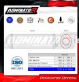 wydech tłumik DOMINATOR OVR CZARNY pasujący do motocykla Honda FMX 650 2005 - 2009 2