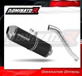 échappement silencieux DOMINATOR OVR noir compatible avec la moto Honda XL 600 V TRANSALP 1987  2000