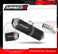 échappement silencieux DOMINATOR homologué OVR noir compatible avec la moto Honda CBR 600F PC41 2011  2015 2