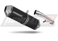 échappement silencieux DOMINATOR OVR noir compatible avec la moto Honda CBF 600 2008  2013