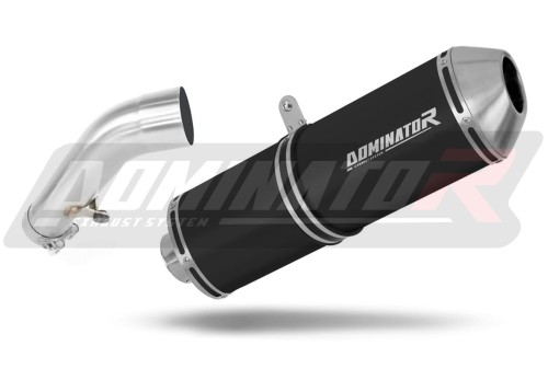 échappement silencieux DOMINATOR OVR noir compatible avec la moto BMW R1200R 2006  2009 3