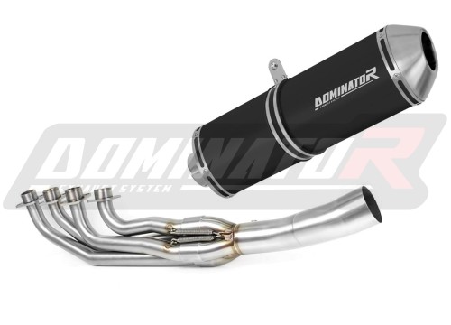 complete exhaust system with muffler DOMINATOR Full System OVR BLACK fits to BMW K1200GT 2003  2005