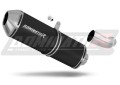 échappement silencieux DOMINATOR OVR noir compatible avec la moto BMW K1200R 2005  2009