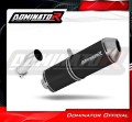 échappement silencieux DOMINATOR OVR noir compatible avec la moto BMW F800R 2009  2019 2