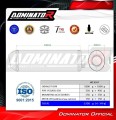wydech tłumik DOMINATOR OVR CZARNY pasujący do motocykla Aprilia Pegaso 650 2001 - 2004 2