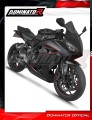 kompletny układ wydechowy z tłumikiem DOMINATOR Full System HP8 CZARNY pasujący do motocykla Honda CB 650 R / E-Clutch 2024 - 2025 3