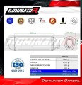 système d’échappement complet avec silencieux DOMINATOR Full System titane HP6 compatible avec la moto Honda CB 650 R / EClutch 2024  2025 4