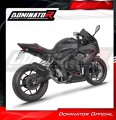 système d’échappement complet avec silencieux DOMINATOR Full System HP6 noir compatible avec la moto Honda CB 650 R / EClutch 2024  2025