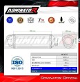exhaust muffler DOMINATOR S6 BLACK fits to Suzuki GSF BANDIT 1200 1996  2000 4