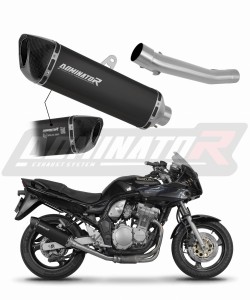Suzuki GSF BANDIT 1200 1996 - 2000 EU Approuvé Pot d'échappement Silencieux HP6 NOIR