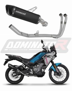 CF MOTO 450 MT 2024 Ligne complète d'échappement Collecteur Silencieux HP6 NOIR + dB killer