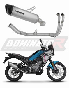 CF MOTO 450 MT 2024 Ligne complète d'échappement Collecteur Silencieux Titane HP6 + dB killer