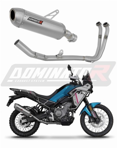 système d’échappement complet avec silencieux DOMINATOR Full System S6 compatible avec la moto CF MOTO 450 MT 2024
