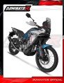 kompletny układ wydechowy z tłumikiem DOMINATOR Full System S6 CZARNY pasujący do motocykla CF MOTO 450 MT 2024  6