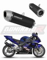 échappement silencieux DOMINATOR S6 noir compatible avec la moto Honda CBR 954 2002  2003