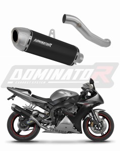 Yamaha YZF R1 1000 RN09 2002 - 2003 Pot d'échappement Silencieux S6 NOIR + dB killer