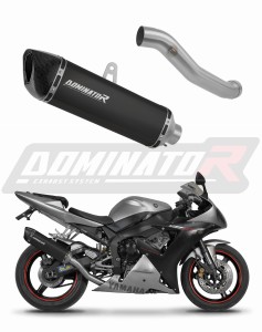 Yamaha YZF R1 1000 RN09 2002 - 2003 Pot d'échappement Silencieux HP6 NOIR + dB killer