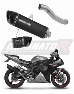 Yamaha YZF R1 1000 RN09 2002 - 2003 EU Approuvé Pot d'échappement Silencieux HP6 NOIR + dB killer