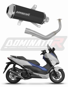 Honda NSS 125 FORZA 2017 - 2020 Ligne complète d'échappement Collecteur Silencieux OV G2 NOIR + dB killer 