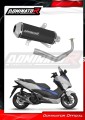 système d’échappement complet avec silencieux DOMINATOR Full System OV G2 noir compatible avec la moto Honda NSS 125 FORZA 2017  2020 2