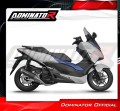kompletny układ wydechowy z tłumikiem DOMINATOR Full System OV G2 CZARNY pasujący do motocykla Honda NSS 125 FORZA 2017 - 2020 5