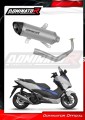 système d’échappement complet avec silencieux DOMINATOR Full System titane HP8 compatible avec la moto Honda NSS 125 FORZA 2017  2020 2