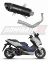 système d’échappement complet avec silencieux DOMINATOR Full System HP8 noir compatible avec la moto Honda NSS 125 FORZA 2017  2020