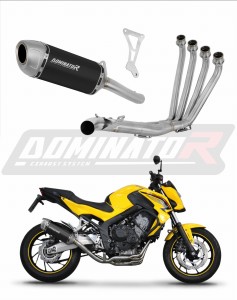 Honda CB 650 F 2014 - 2018 Ligne complète d'échappement Collecteur Silencieux S6  NOIR + dB killer