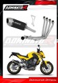 kompletny układ wydechowy z tłumikiem DOMINATOR Full System S6 CZARNY pasujący do motocykla Honda CB 650 F 2014 - 2018 2