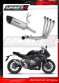 système d’échappement complet avec silencieux DOMINATOR Full System titane HP6 compatible avec la moto Honda CB 650 R 2019  2023 2